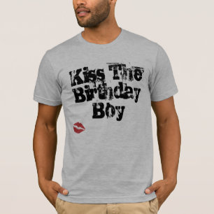 Kyssa födelsedagpojken tee