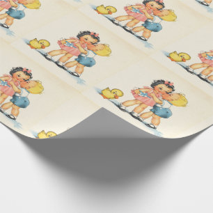 Kyssa för vintage presentpapper