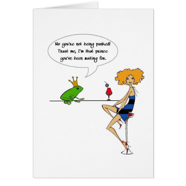 Kyssa grodan OBS kort (Framsidan)