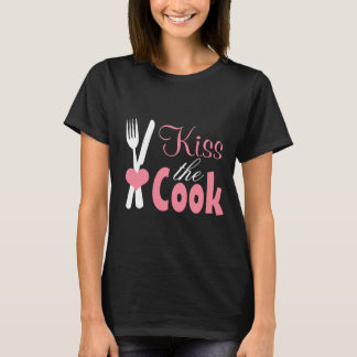 Kyssa kocken - den Sassy knivar & dela sig Tee