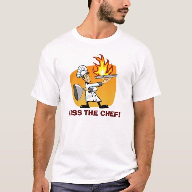 Kyssa kocktecknadtShirten Tee (Framsida)