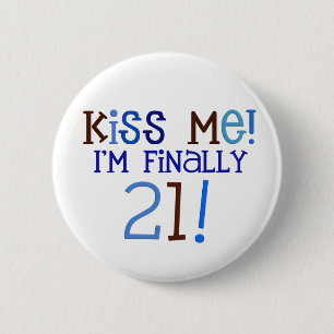 Kyssa mig!  21! knapp