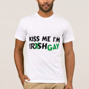 Kyssa mig bögen för irländare Im Tee Shirt