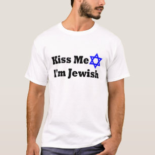 Kyssa mig den judiska T-tröja för I-förmiddagen Tee Shirt