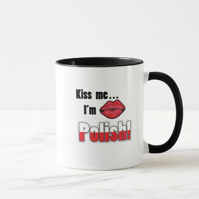 Kyssa mig den polska I-förmiddagen Mugg (Höger)