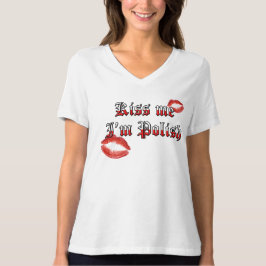 Kyssa mig den polska I-förmiddagen T-shirt