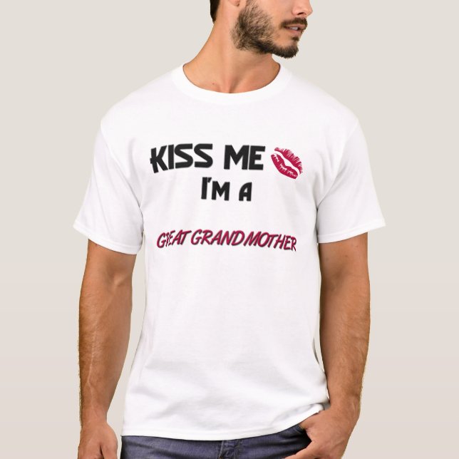 Kyssa mig den stor- farmodern tee shirt (Framsida)