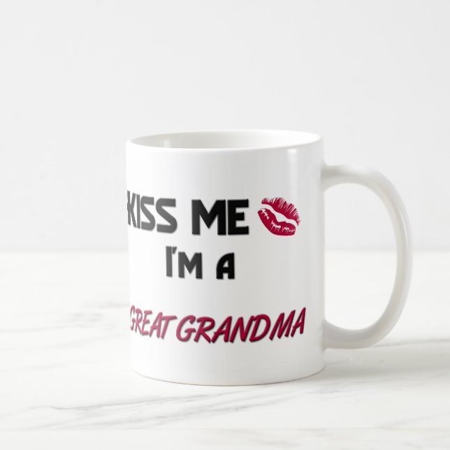 Kyssa mig den underbara mormodern kaffemugg (Höger)
