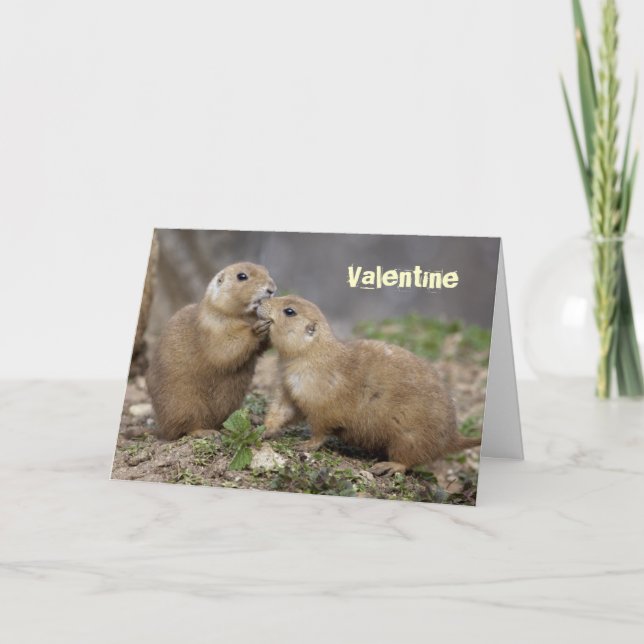 Kyssa mig det snabba kortet - valentin helgkort (Framsida)