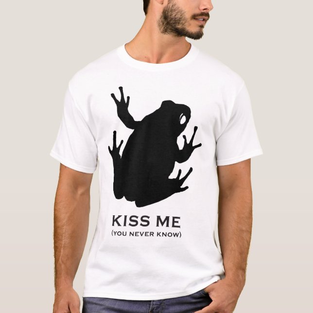 Kyssa mig (du vet aldrig), t-shirt (Framsida)