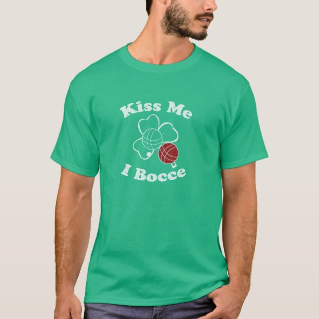 Kyssa mig, I Bocce T T-shirt (Framsida)