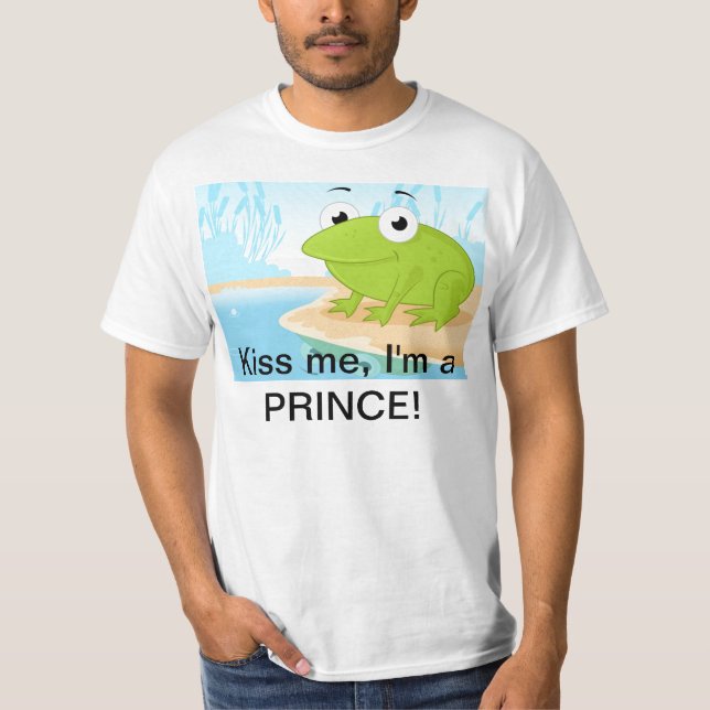 Kyssa mig, I-förmiddag en Prince! Tee (Framsida)