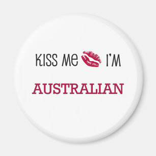 Kyssa mig I-förmiddagAUSTRALIER Magnet