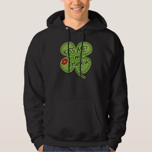 Kyssa mig I-förmiddagen Drunkish Sweatshirt Med Luva
