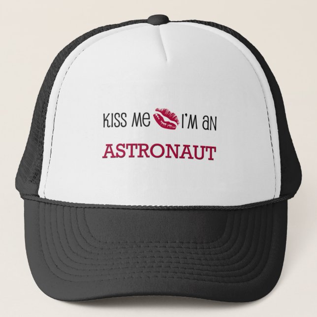 Kyssa mig I-förmiddagen en ASTRONAUT Truckerkeps (Framsida)