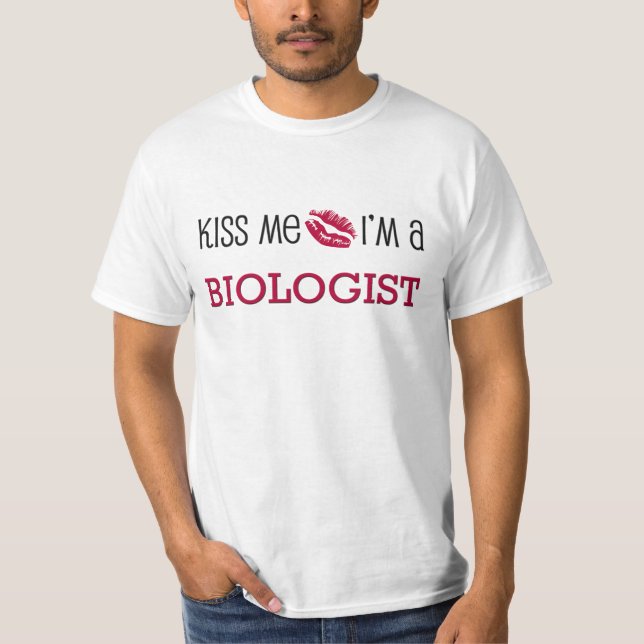 Kyssa mig I-förmiddagen en BIOLOG Tee (Framsida)