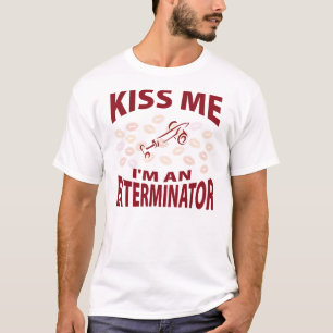Kyssa mig I-förmiddagen en desinfektör Tee Shirt