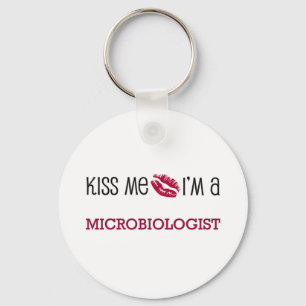 Kyssa mig I-förmiddagen en MICROBIOLOGIST Nyckelring