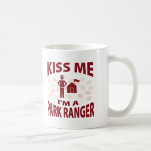 Kyssa mig I-förmiddagen en parkeraskogsvaktare Kaffemugg