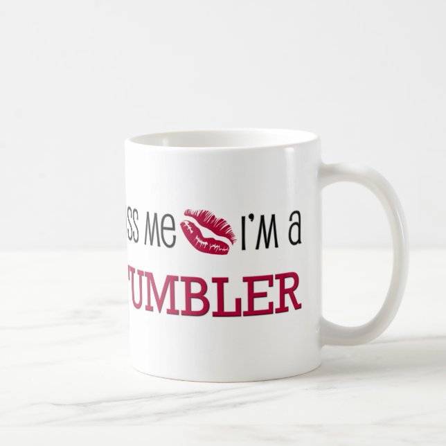 Kyssa mig I-förmiddagen en TUMBLER Kaffemugg (Höger)