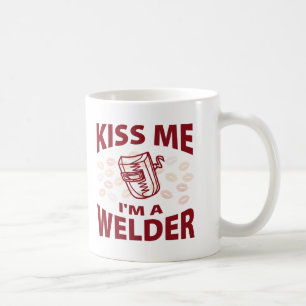 Kyssa mig I-förmiddagen en Welder Kaffemugg