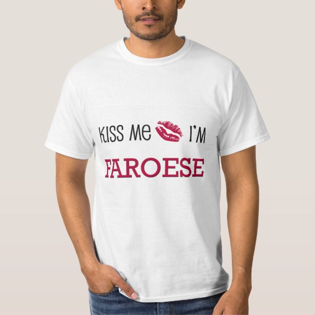 Kyssa mig I-förmiddagFAROESE Tee Shirt (Framsida)