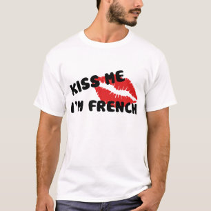 Kyssa mig I-förmiddagfransk T Shirt