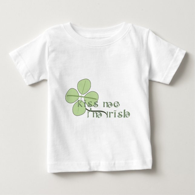 Kyssa mig I-förmiddagirländare T-shirt (Framsida)