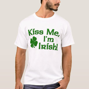 Kyssa mig I-förmiddagirländare T-shirt