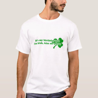 Kyssa mig I-förmiddagirländare T Shirt