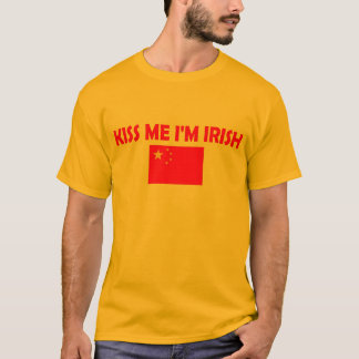 Kyssa mig I-förmiddagirländare??? T-shirt