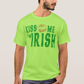 Kyssa mig I-förmiddagirländare Tee Shirt
