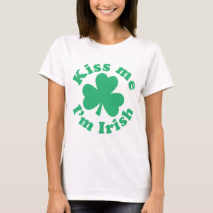 Kyssa mig I-förmiddagirländare Tee Shirt
