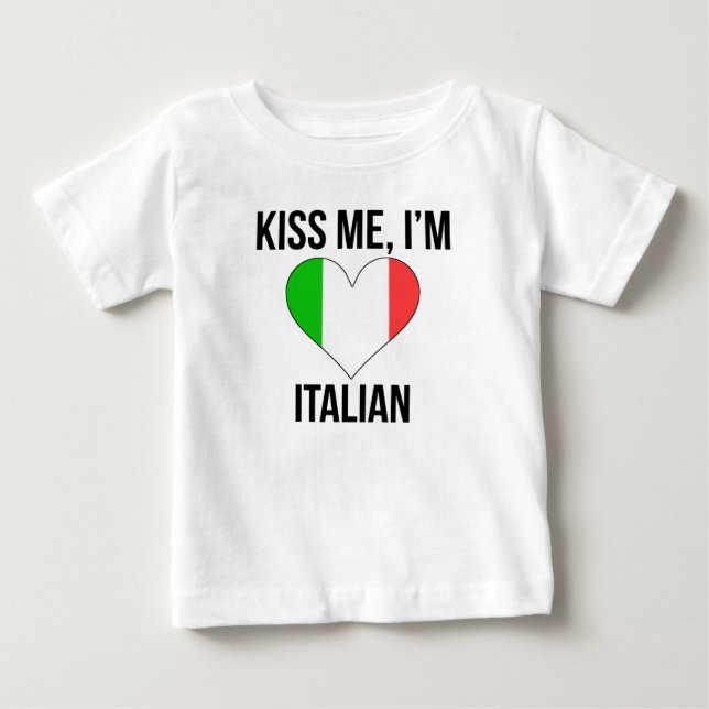 Kyssa mig I-förmiddagitalienare Tröja (Framsida)