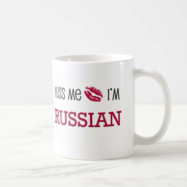 Kyssa mig I-förmiddagRYSSEN Kaffemugg (Höger)