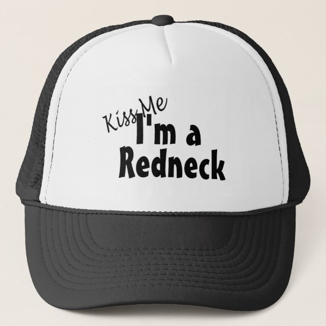 Kyssa mig Im en Redneck Keps (Framsida)