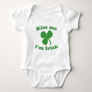 Kyssa mig klöverst patrick's day för irländare tee