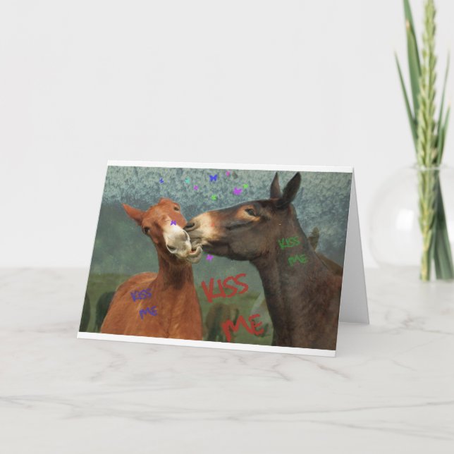 Kyssa mig! kort (Framsida)