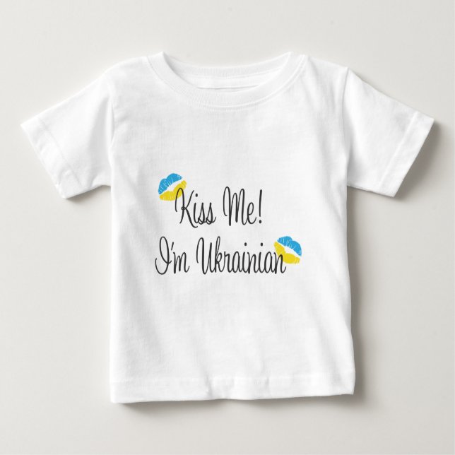 Kyssa mig! Mig förmiddagukrainare Tee (Framsida)