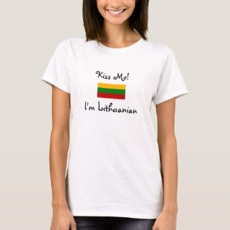 Kyssa mig! Mig litauisk förmiddag Tee Shirt