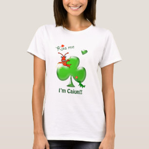 Kyssa mig st patrick's day för I-förmiddagCajun Tee Shirt