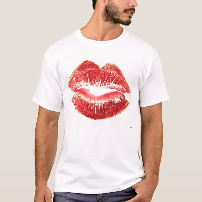 Kyssa mig t-shirt (Framsida)
