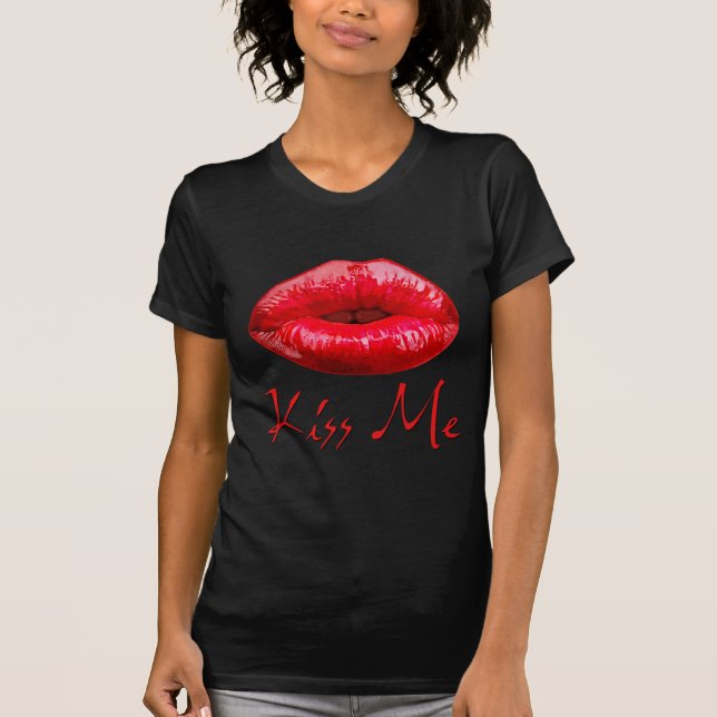 Kyssa mig t-shirt (Framsida)