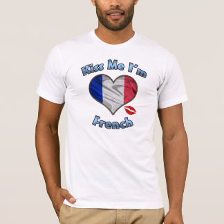 Kyssa mig T-tröja för flagga för I-förmiddagen den Tee Shirt