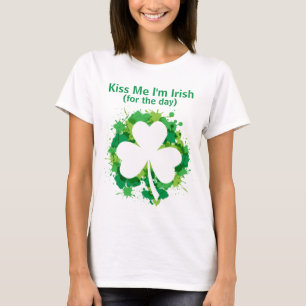 Kyssa mig T-tröja för I-förmiddagirländare T Shirt