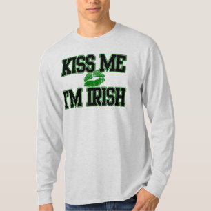 Kyssa mig T-tröja för I-förmiddagirländare T-shirt