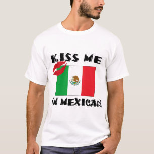 Kyssa mig T-tröja för I-förmiddagmexikanen T-shirt
