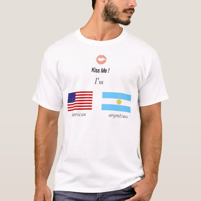 Kyssa mig! tee (Framsida)
