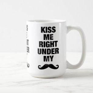 Kyssa mig under min mustaschmuggar kaffemugg