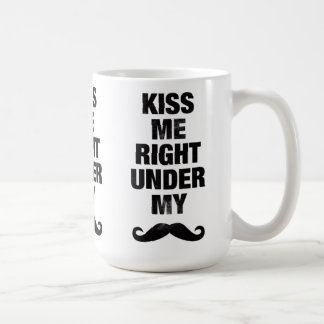 Kyssa mig under min mustaschmuggar kaffemugg